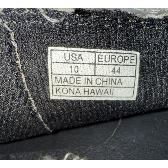 SHAKA Camo Canvas Slip-On Shoes Men's Size 10 EUR 44 Raw Edge Outdoor Hunting - Picture 5 of 7